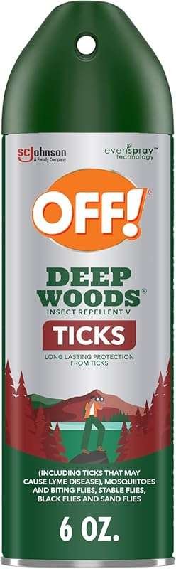 OFF! Deep Woods Insect Repellent Aerosol: Long-Lasting Tick and Bug Pr