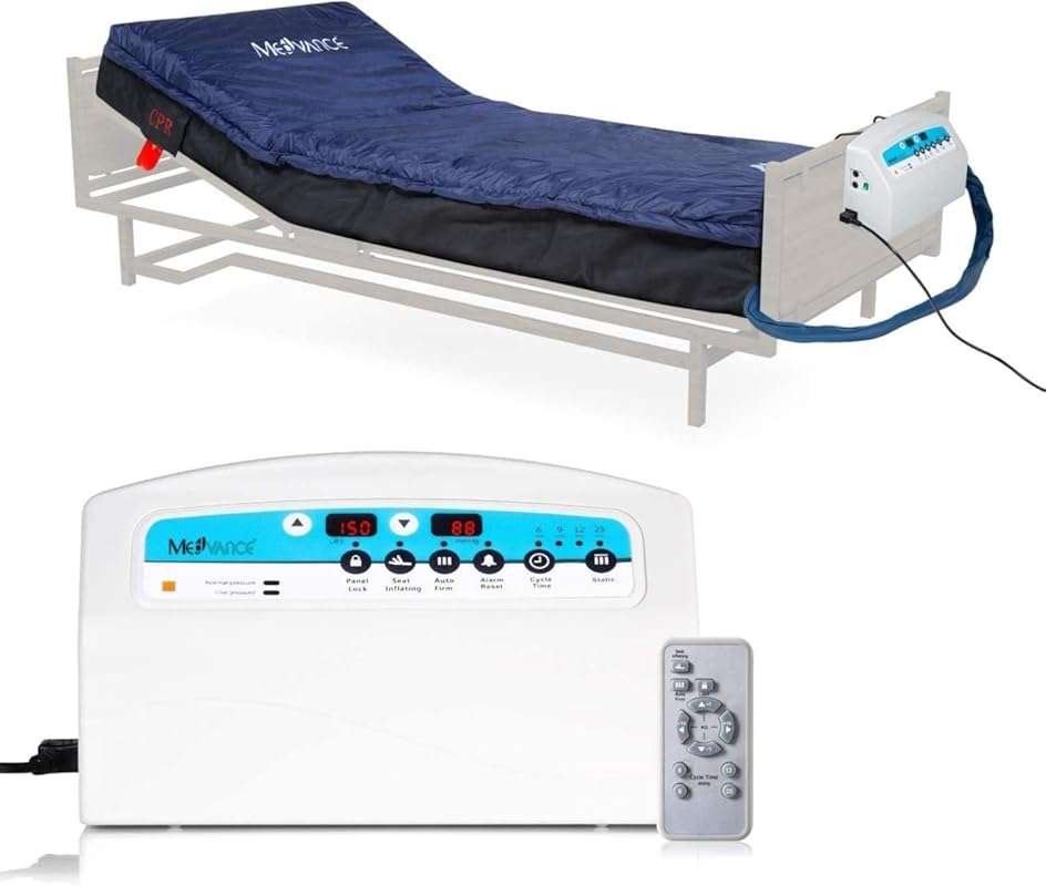 MedVance Medical 8-Inch Low Air Loss Mattress System with Firm Option 