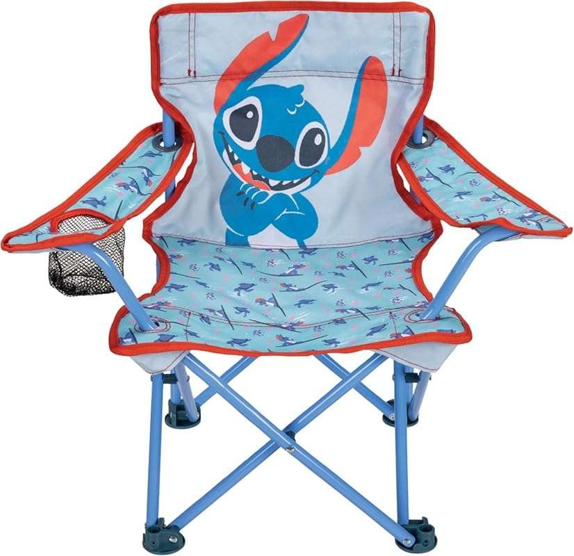 Lilo & Stitch Children's Foldable Camp Chair: Includes Carry Bag, Idea