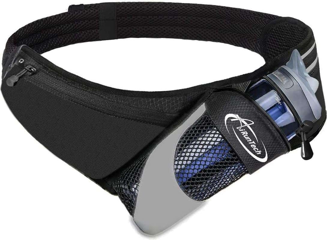 AiRunTech Hiking Fanny Pack: Hydration Belt with Water Bottle Holder f