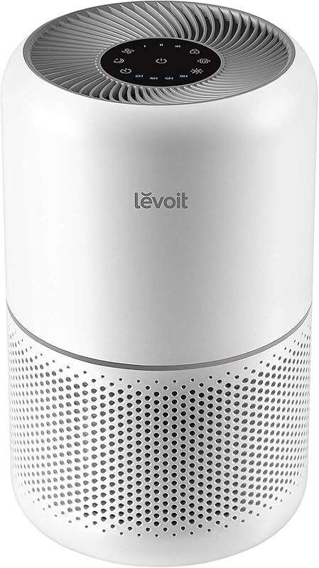 LEVOIT Core300-P Air Purifier for Bedroom: Quiet HEPA Filter Removes A