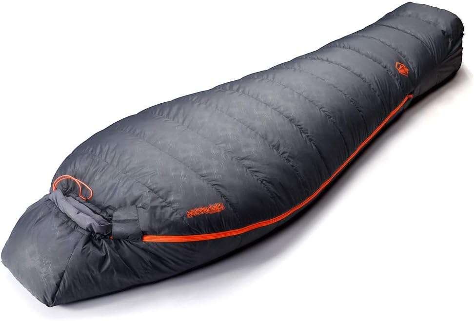 ZOOOBELIVES 10 Degree Down Mummy Sleeping Bag, 550+ Fill Power, Lightw
