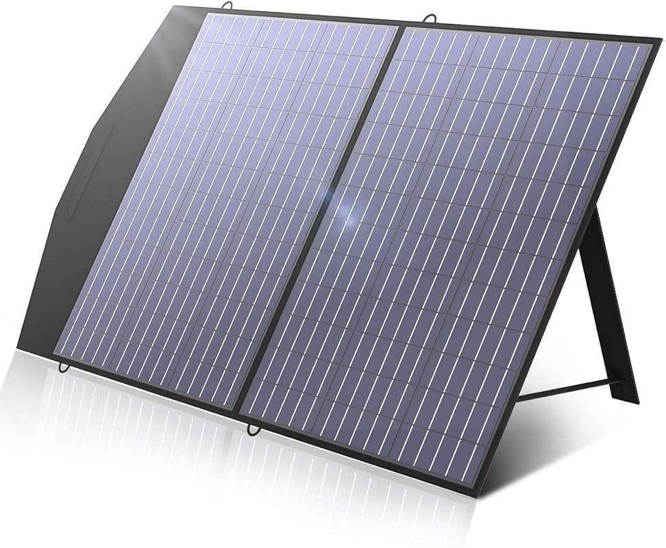 ALLPOWERS 100W Foldable Solar Panel: IP66 Waterproof for Pop Up Camper