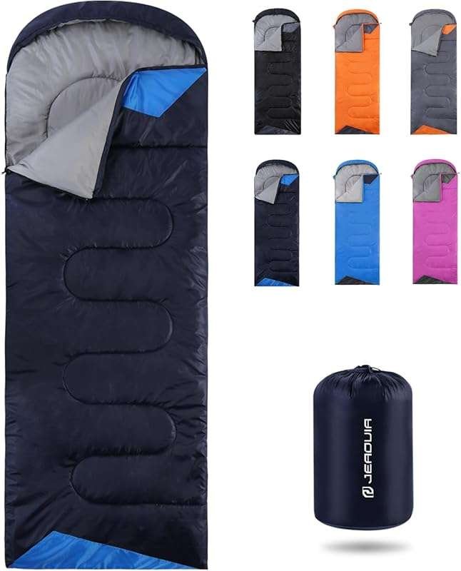 Cold Weather 20-Degree Sleeping Bag for 10-Year-Old Boys - Lightweight