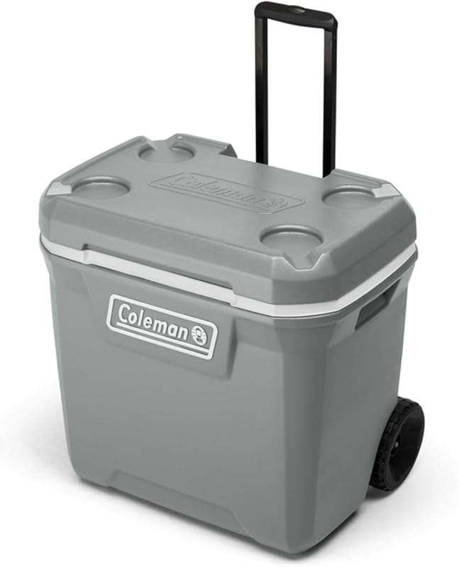 Coleman Classic Series 65-Quart Rolling Cooler with Wheels: Keeps Ice 