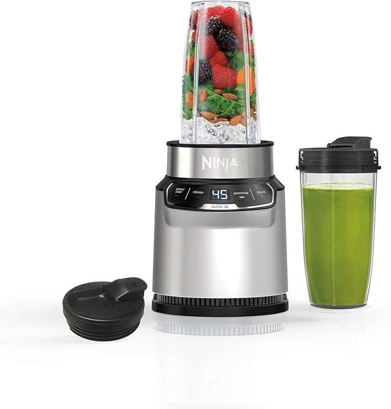 Ninja Nutri Pro Single Serve Blender, ideal for Smoothies, Crushing Ic