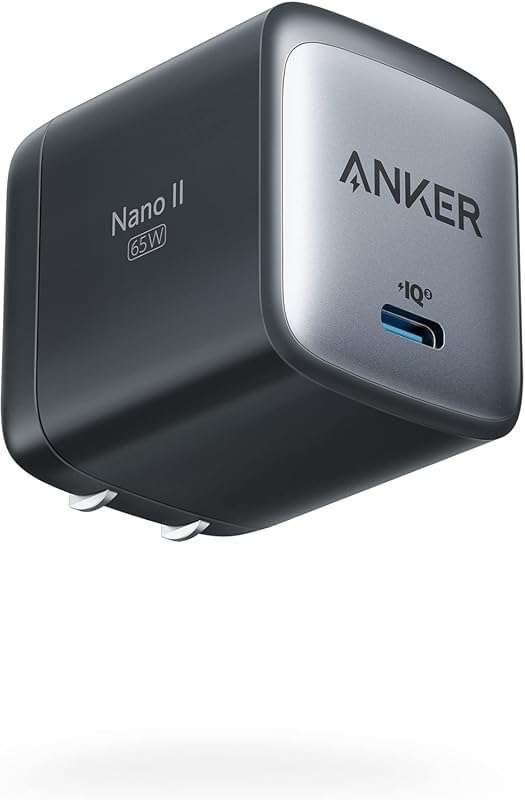 Anker 65W GaN II USB-C Charger for MacBook, iPhone, Galaxy, and More