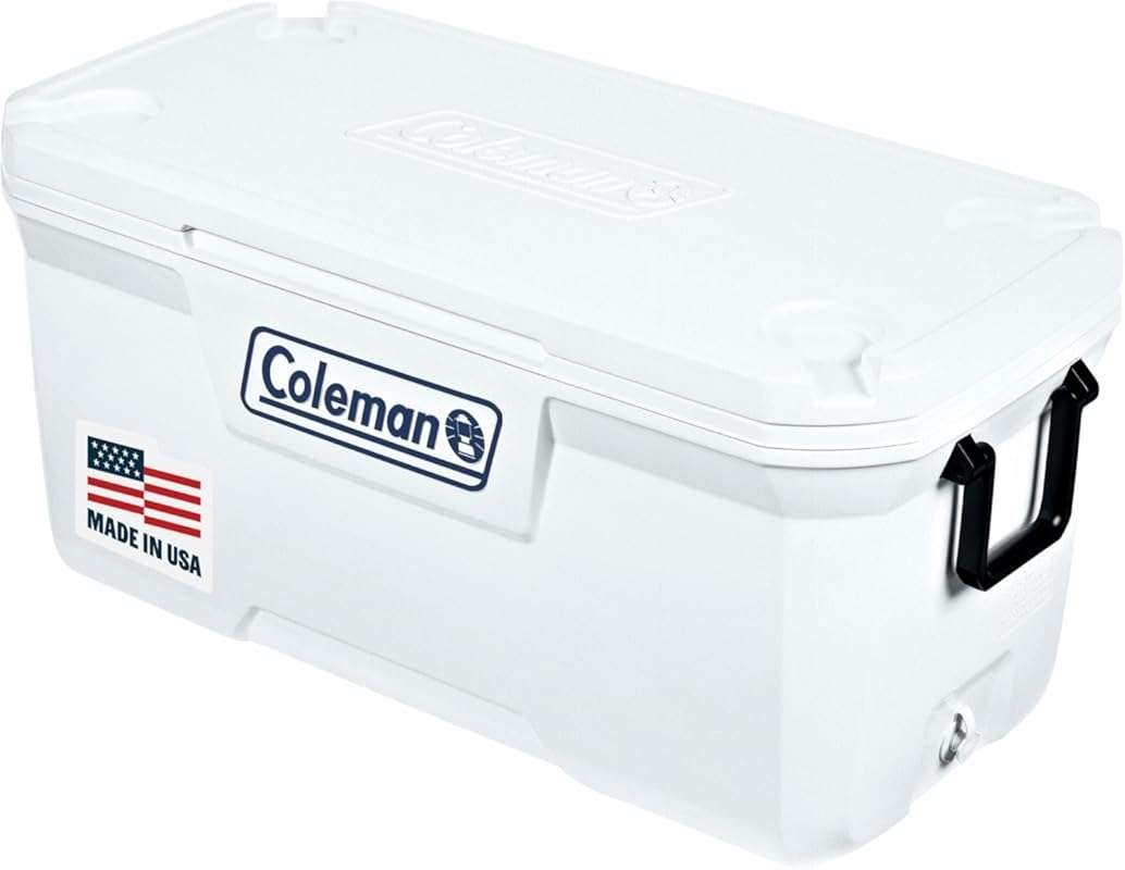 Coleman Marine Hard Cooler - Wheeled Options, Keeps Ice for Over 3 Day