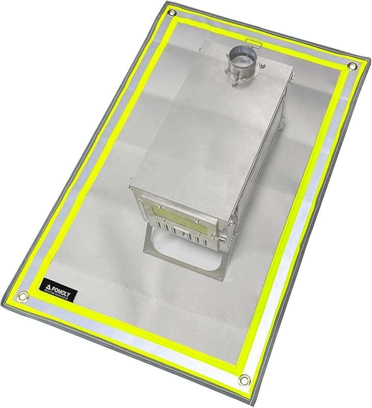POMOLY Fireproof Mat for Fire Pits and Camping Stove Bases, Weatherpro
