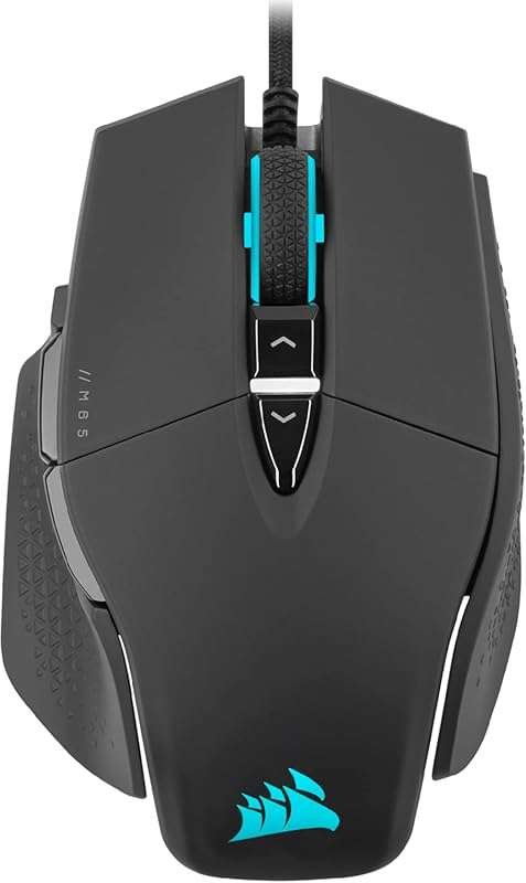 Corsair M65 RGB Ultra FPS Gaming Mouse, featuring Optical Switches and