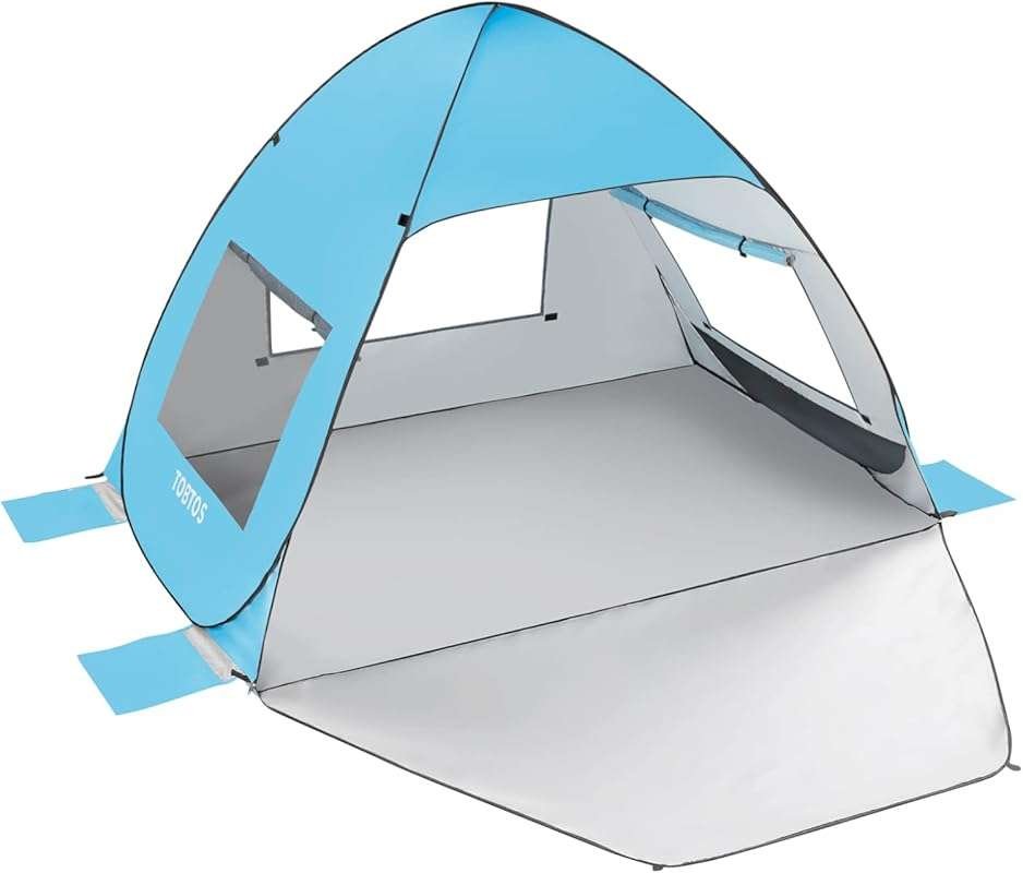 Easy Setup Pop Up Beach Tent for 2-3 People with UPF 50+ UV Protection