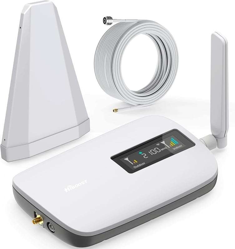 Cell Phone Signal Booster for Camping, Boosts 5G/4G LTE Signal for All