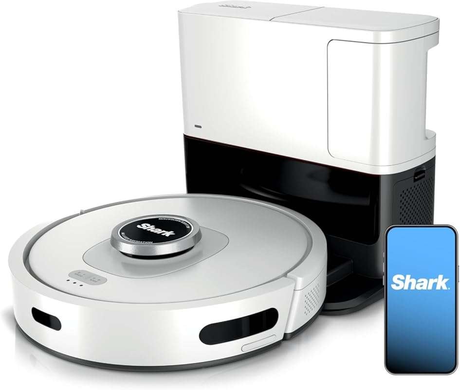 Shark AI Ultra Robot Vacuum with Matrix Clean Navigation and XL Self-E