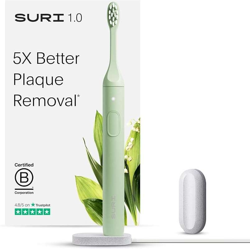 SURI 1.0 Sonic Electric Toothbrush | 1 Month+ Battery | Designed in Ca
