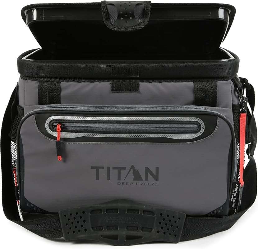 Titan by Arctic Zone Deep Freeze Cooler: Zipperless Hardbody, SmartShe