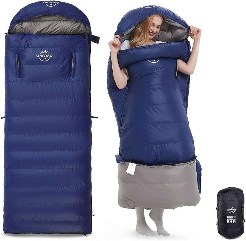 Ultralight and Compact 0-20 Degree Down Sleeping Bag for Backpacking a