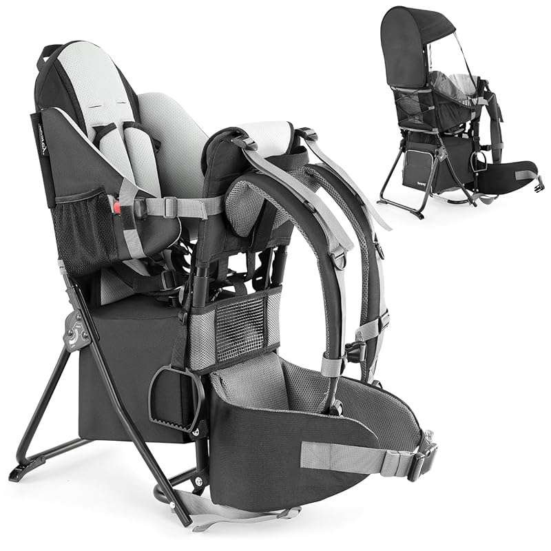 besrey Lightweight Hiking Child Carrier for 5-Year-Olds: Adjustable Se