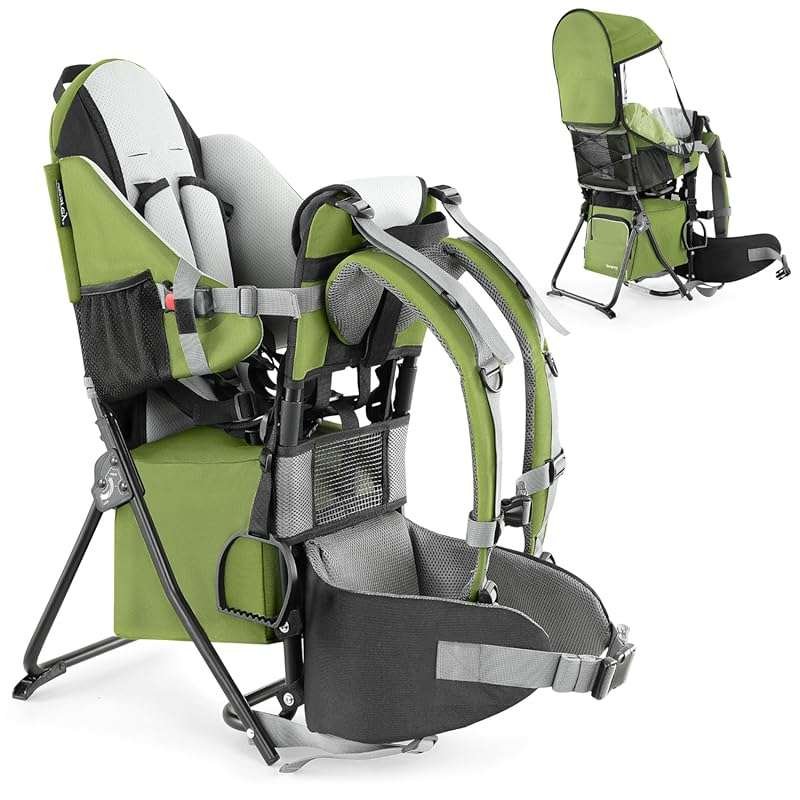 besrey Lightweight Hiking Child Carrier for 5-Year-Olds: Adjustable Se