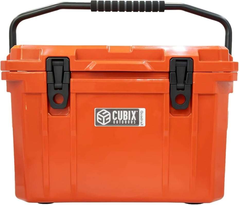 Cubix Outdoors QuadraX 20 QT Rotomolded Portable Cooler: 5-Day Ice Ret