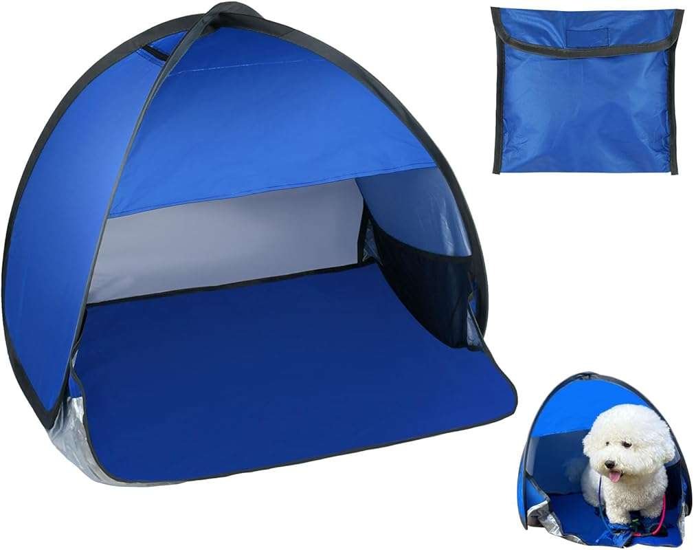 Mini Tent for Pets Small Dog Tent for Beach Portable Pop Up Sun Shade 