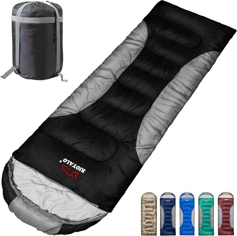 0 Degree Winter Sleeping Bags for Adults Camping - Temp Range Portab