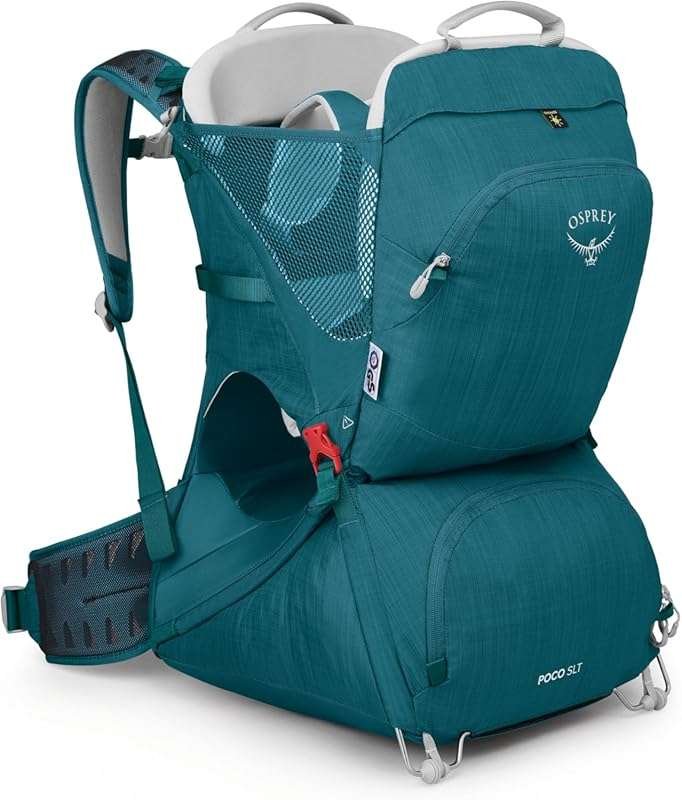 Osprey Poco SLT Lightweight Hiking Carrier for Toddlers with Safety Ha