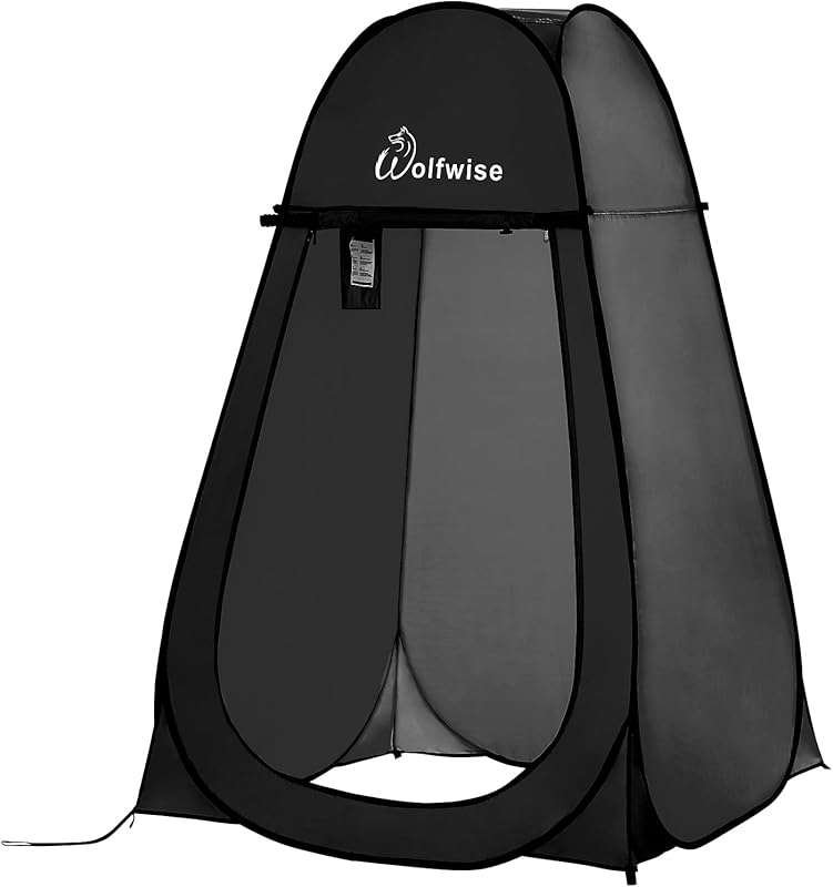 Wolfwise Pop Up Tent: Portable Privacy for Camper Showers, Changing, a