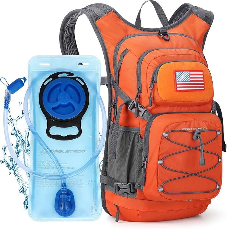 Maelstrom Hydration Hiking Backpack with 2L/3L Water Reservoir, High F