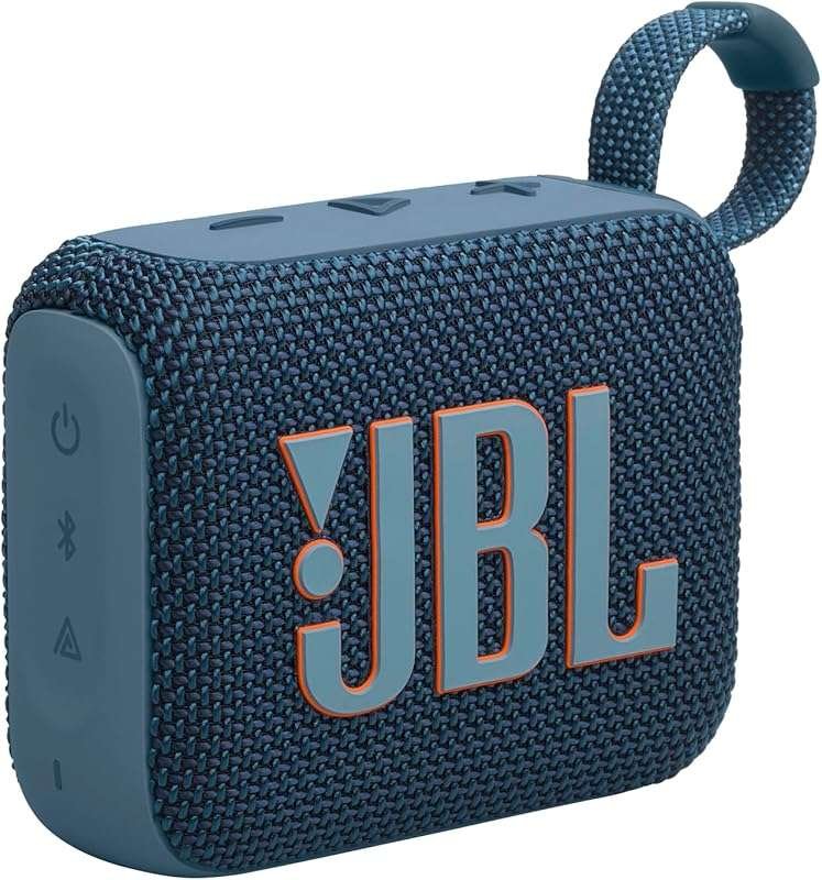 JBL Go 4: Ultra-Portable Waterproof Bluetooth Speaker with 7-Hour Batt