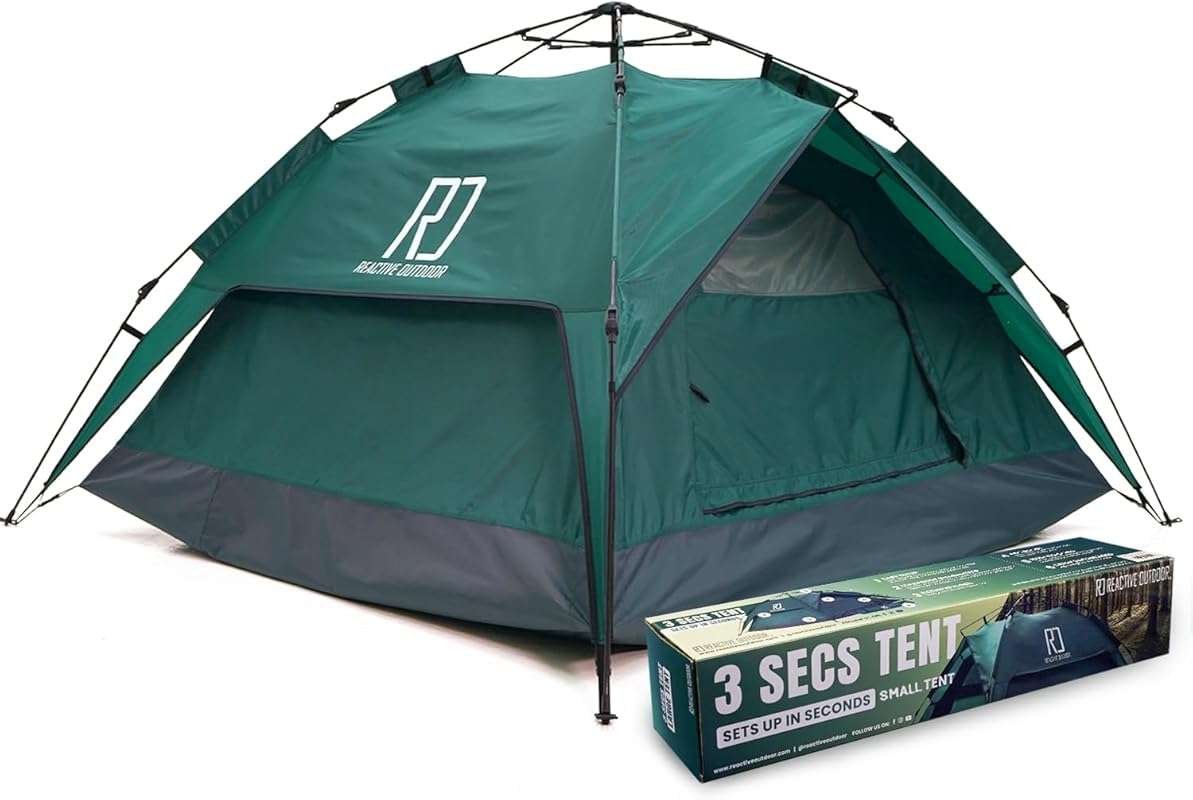 3-Second Pop-Up Tent for One Person – Quick Setup, Waterproof, and Dou