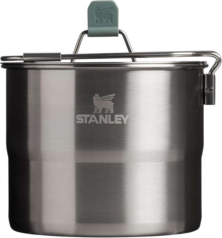 Stanley Wildfare Go Portable Mess Kit: Stainless Steel Pot with Lockin