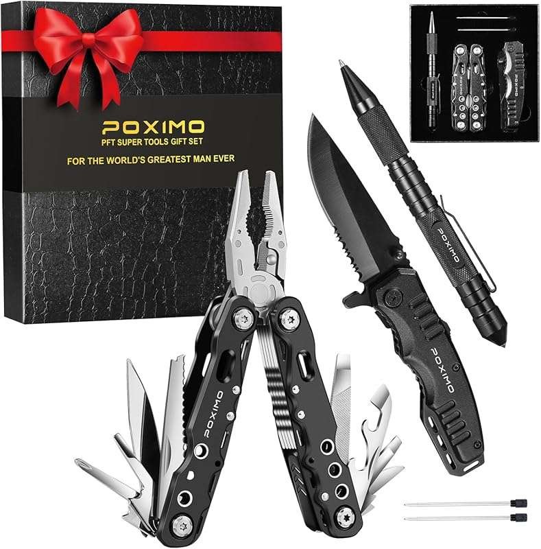 Multitool Kit featuring Pliers, Pocket Knife, and Tactical Pen for Hik