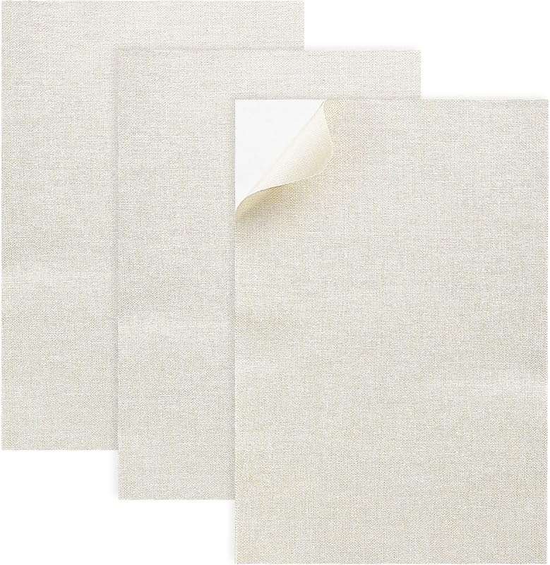 3-Pack Canvas Repair Patches, 8x12 Inches, Waterproof Self-Adhesive Fa
