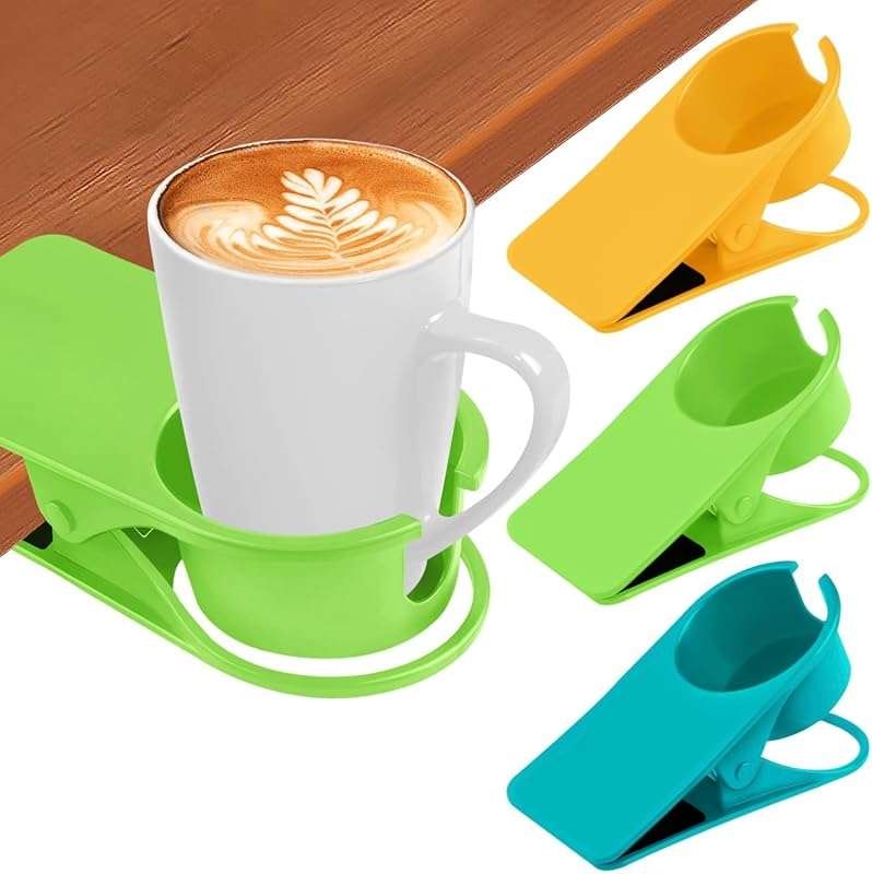 3PCS Drinking Cup Holder Clip Kalolary Chair Desk Bottle Cup Stand DIY