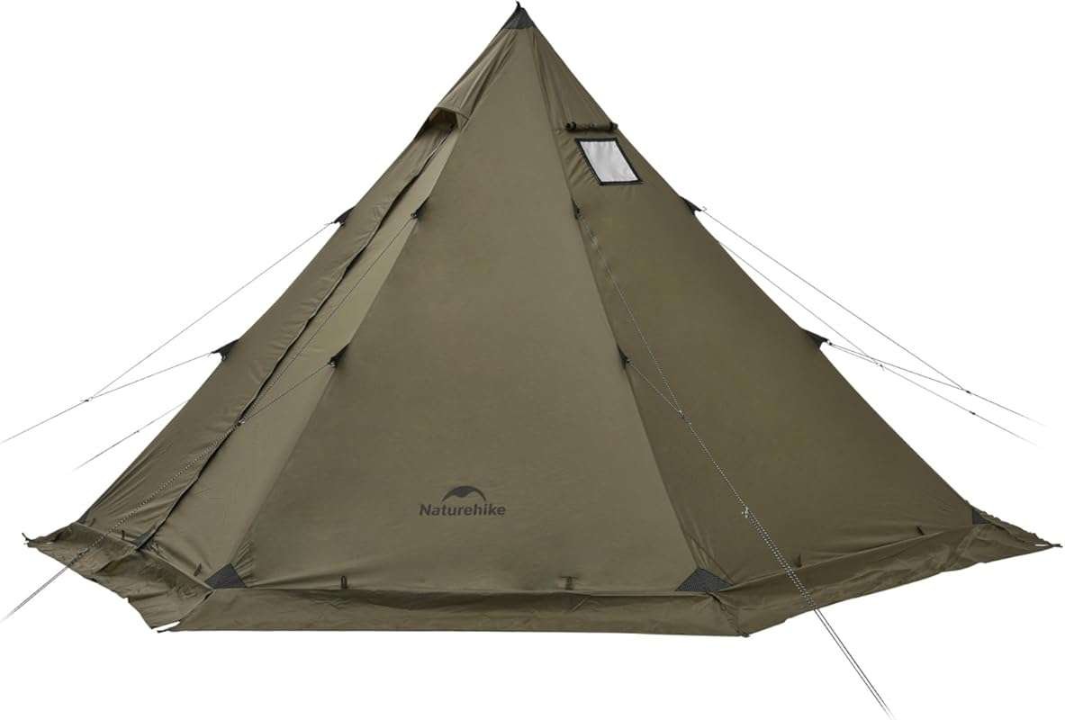 Naturehike Ranch Fire Teepee Tent for Winter Camping with Stove Jack,