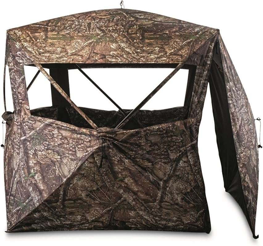 HuntRite Silent Adrenaline Pop-Up Hunting Ground Blind; for Deer and T