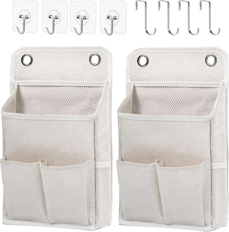 Hanging Wall Organizer Baskets for Camper, Home, Closet, and Office, 2