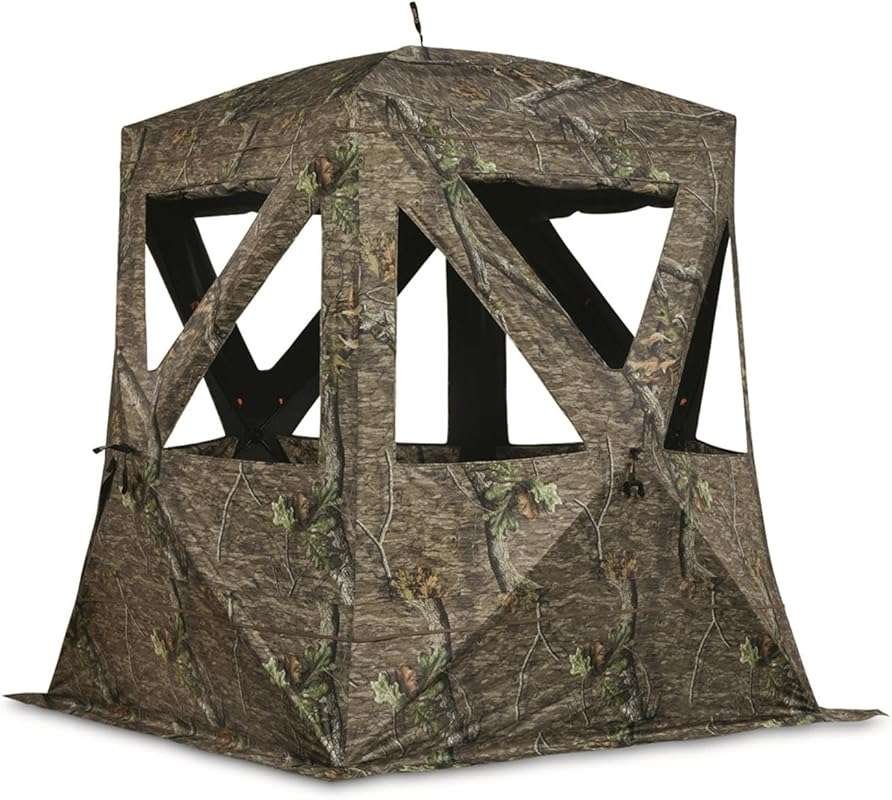 Guide Gear Flare XL Tall Hunting Ground Blind for Deer and Turkey, See