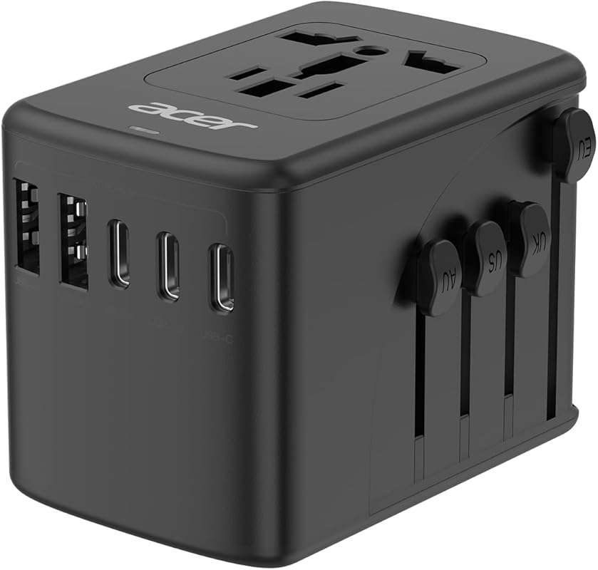 Acer Universal Travel Adapter with 5 USB Ports (3 USB-C) for Internati