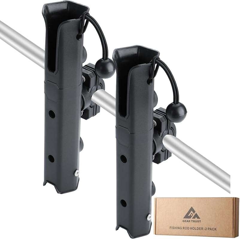 Fishing Rod Holder for Bike, Rotatable Fishing Pole Holder for Bike wi