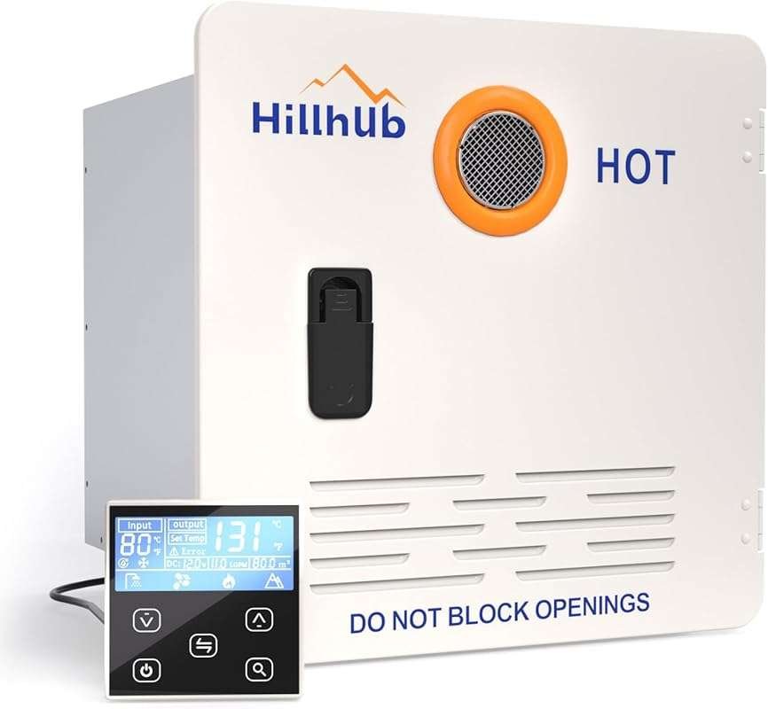 Best 5 Gallon Hot Water Heater for Camper – Hillhub 3.9 GPM Propane Ta