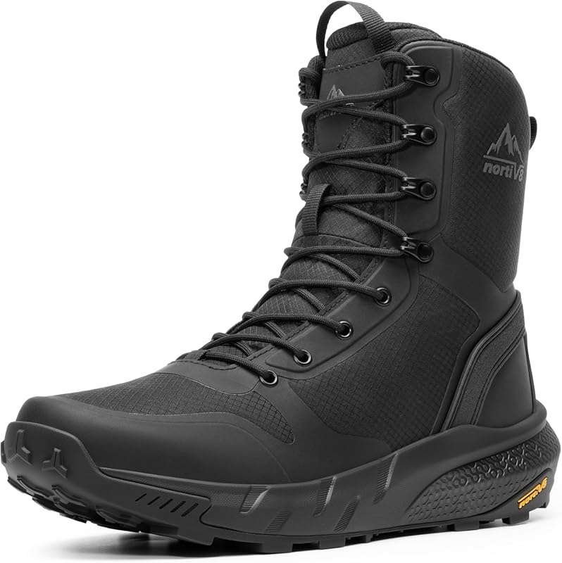 NORTIV 8 Men's Military Tactical Boot Lightweight Comfortable Boots fo