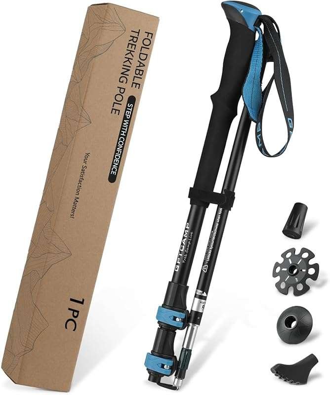GPTCAMP Hiking Stick,1PC Trekking Pole Collapsible Hiking Pole,Lightwe