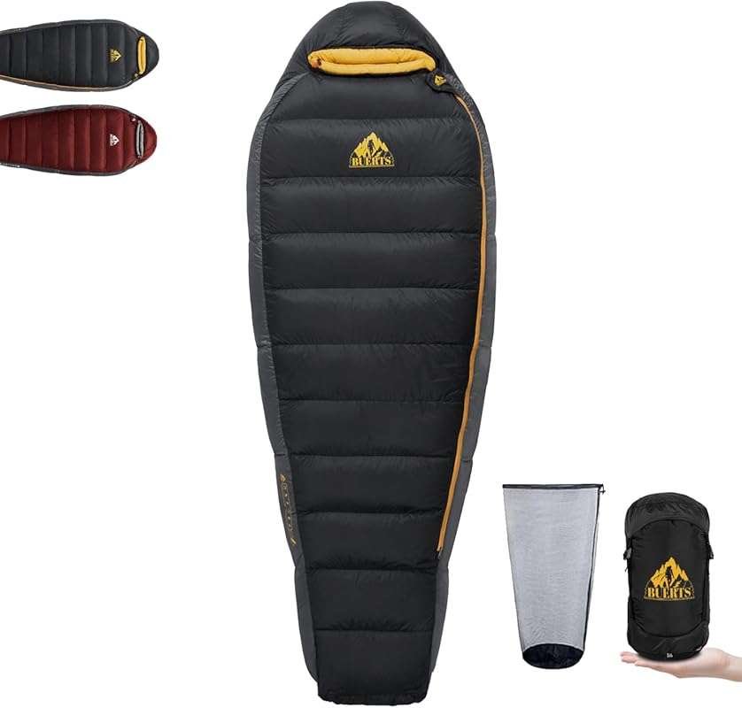 Ultralight and Compact Down Sleeping Bag, 680 Fill Power, for Backpack