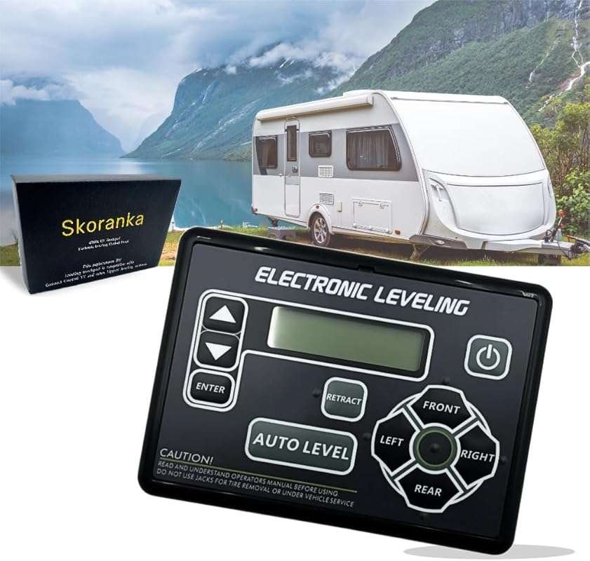 Upgrade2025 RV Electronic Leveling Control Panel Compatible with Lippe