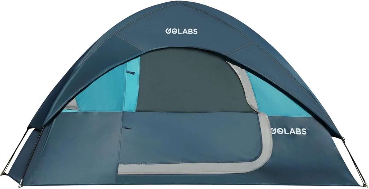 Golabs CT1 2 Person Camping Tent, Easy Set Up in 3 Mins, PU1500mm Wate