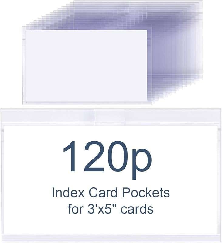 Clear Plastic Clip-On Labels for Storage Bins, 120-Pack with 140 Tags 