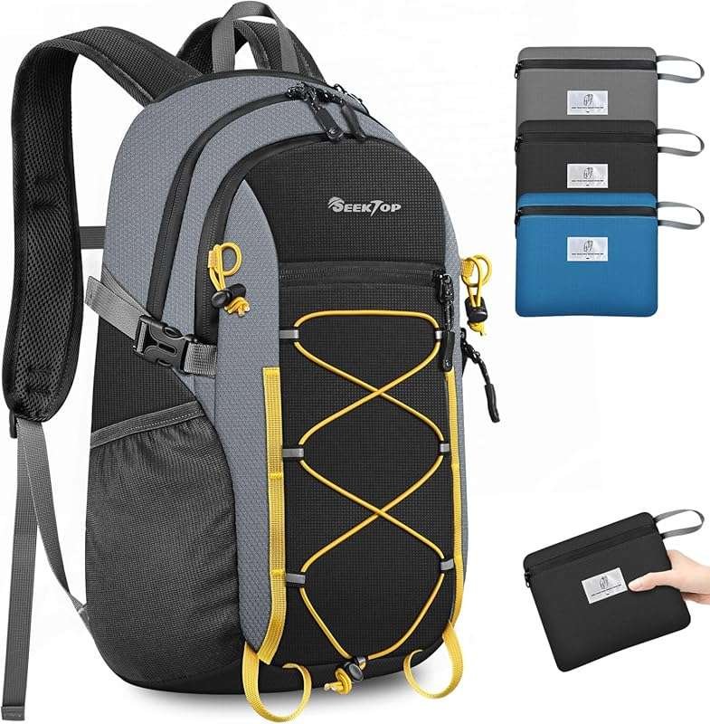 Seektop Ultralight 20L Foldable Hiking Backpack: Waterproof Packable D
