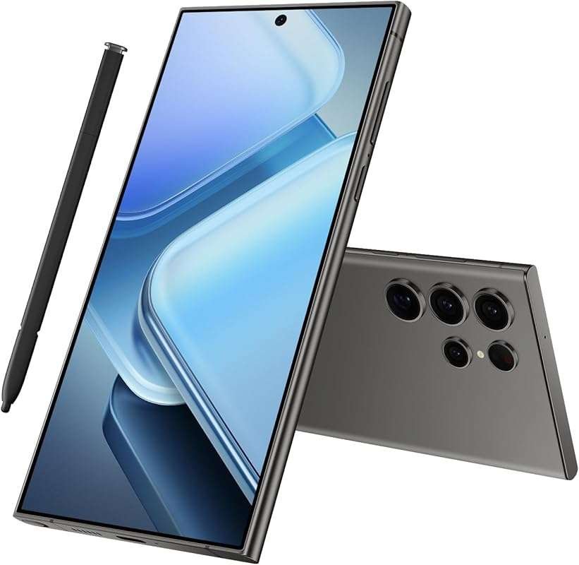 C24 Ultra 5G Unlocked Android 14 Smartphone for Daily Use: Long Batter