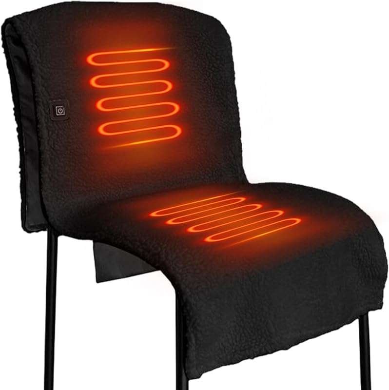 Portable Cordless Heated Blanket for Camping and Outdoor Use with Mult